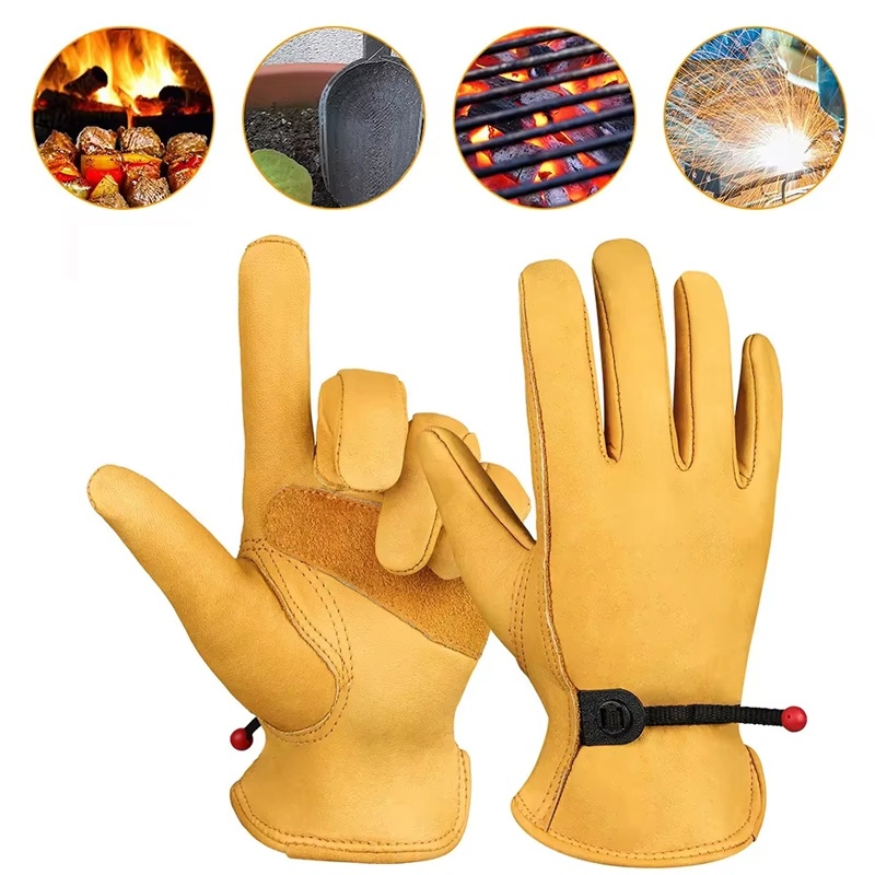 Leather Driving Glove - Deri Eldivenler Erkek İş Eldivenleri Yumuşak