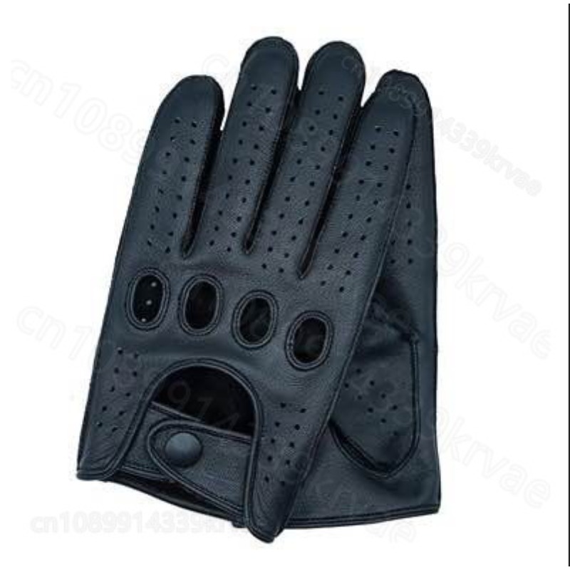 Leather Driving Glove - Nefes alabilen sürüş eldivenleri erkek eldiven