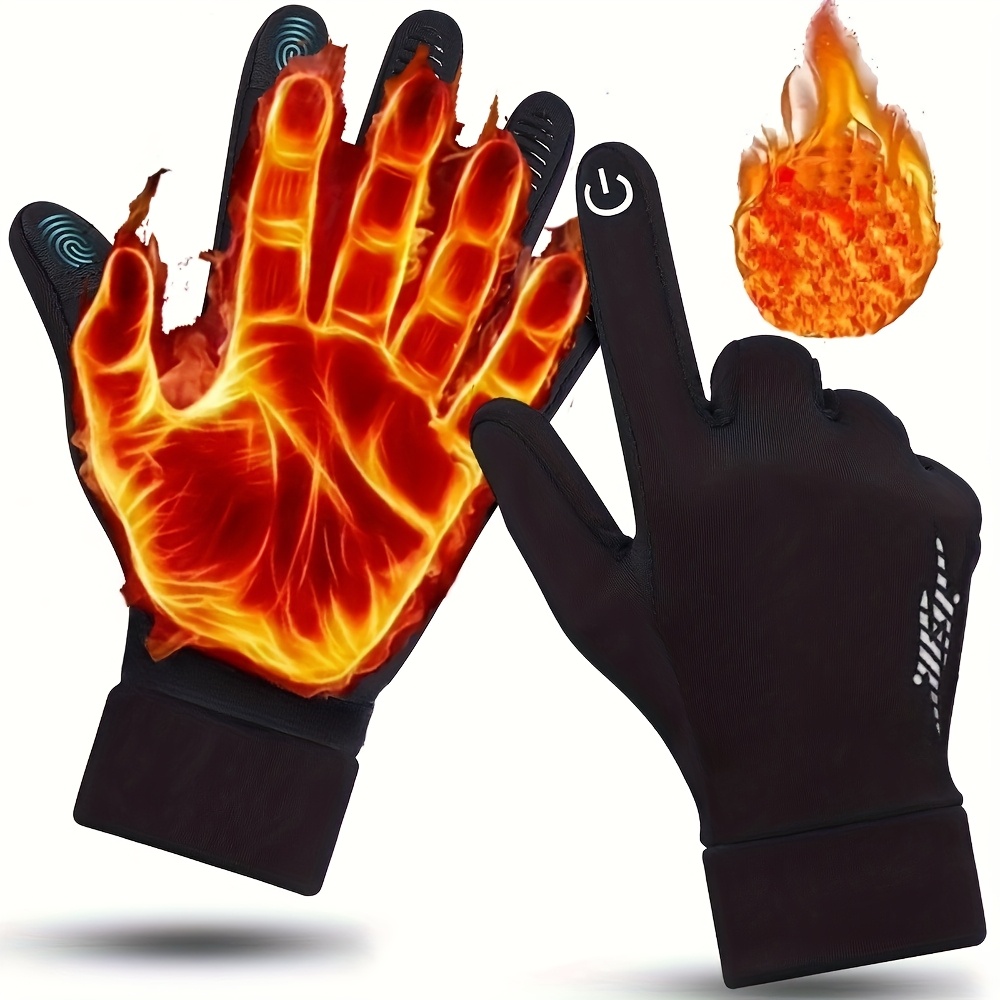 Winter Glove Insulated - Unisex Termal Yalıtımlı Kışlık Eldivenler Rüzgar