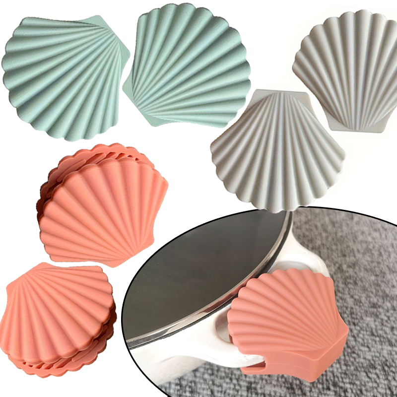 Oven Mitt Silicone - 2 adet silikon anti-haşlanma eldivenleri kabuk