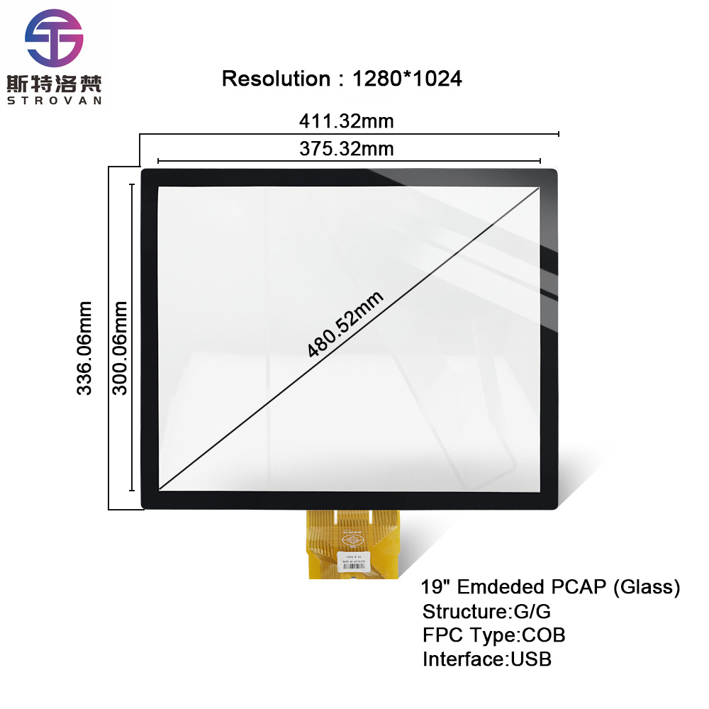 19 İnç PCAP Ekran Endüstriyel  - Touchscreen Glove Capacitive incelemesi ve fiyatı