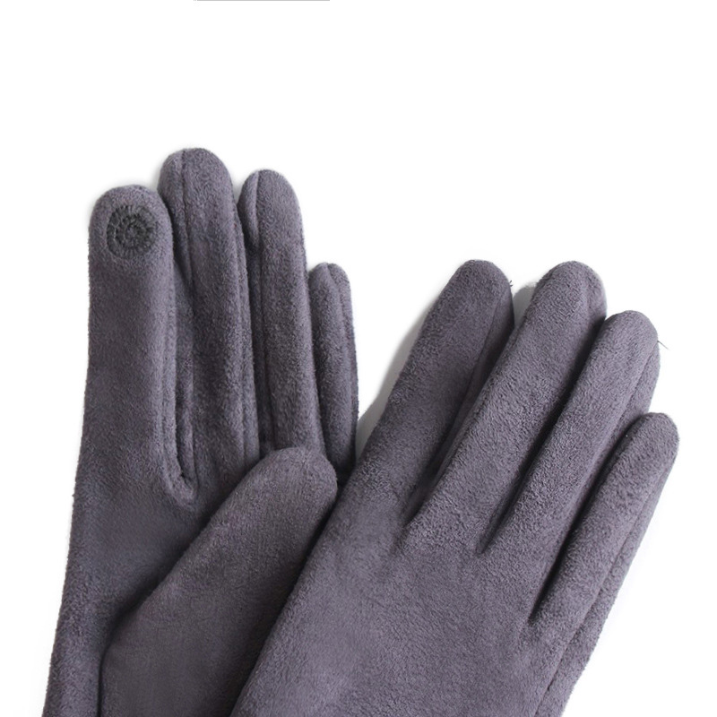 Kış kadın süet deri yay peluş  - Leather Driving Glove incelemesi ve fiyatı